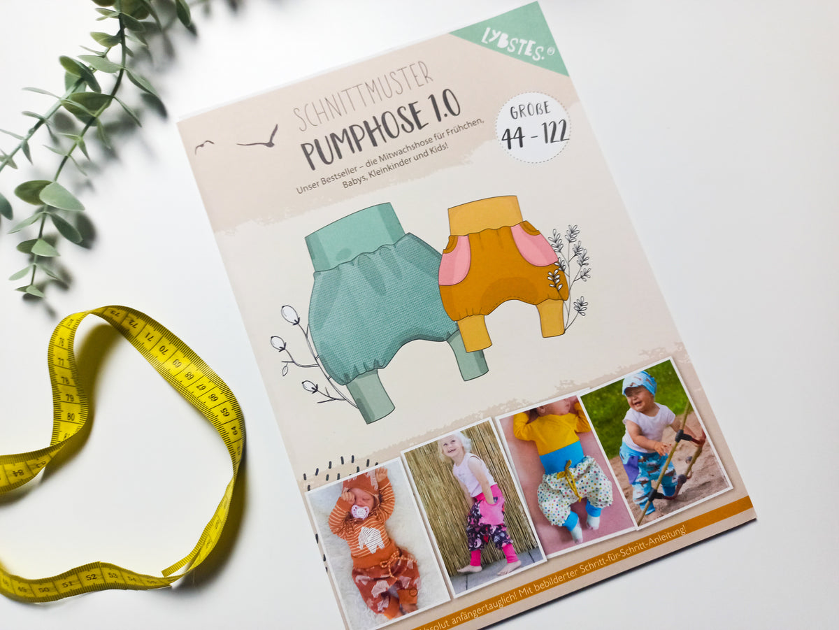 Papierschnittmuster Lybstes Pumphose – Frau König